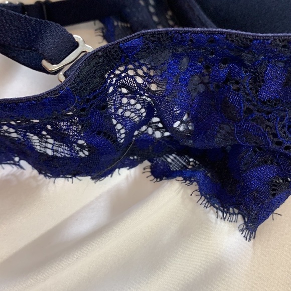 La senza Beyond Sexy Blue Lace Bra 34 C - Picture 7 of 9